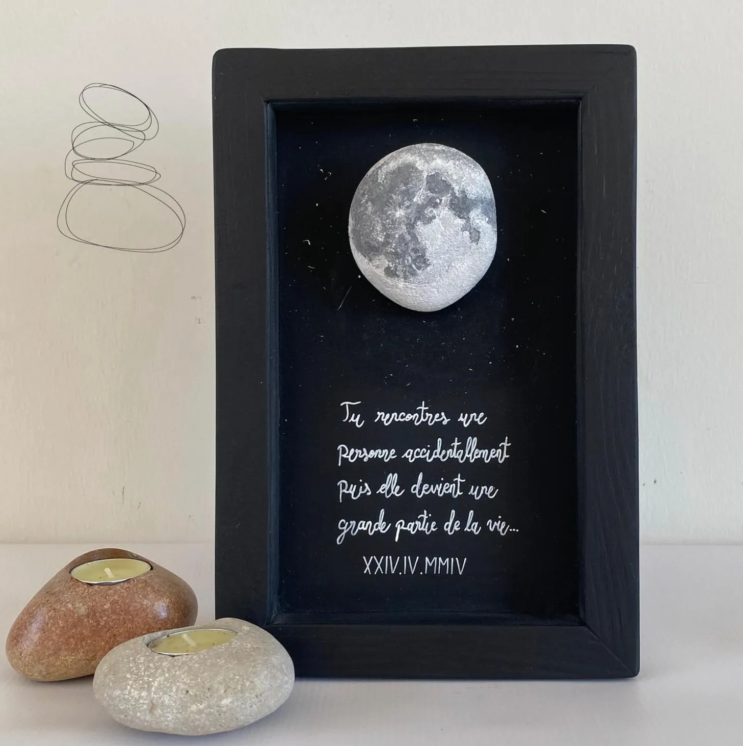 Moon shadow box — commission